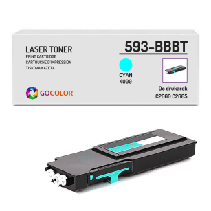 Toner do DELL C2660 C2665 593BBBT 488NH Cyan Zamiennik