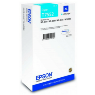 Epson oryginalny tusz T7552 XL C13T755240 cyan