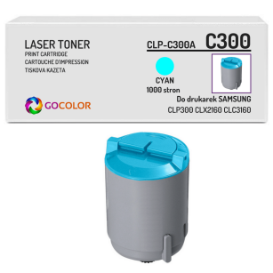 EOL Toner do SAMSUNG CLP300 CLPC300A Cyan Zamiennik