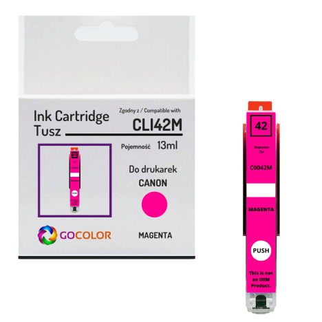 Tusz do CANON CLI-42M 6386B001 Pixma Pro-100 magenta Zamiennik 13.0ml