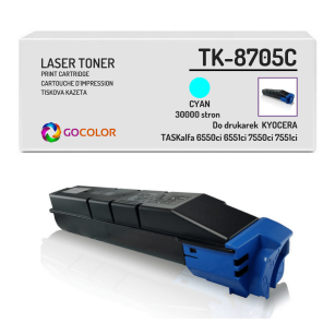 Toner do KYOCERA TK8705C TASKalfa 6550ci 6551ci 7550ci 7551ci Cyan zamiennik