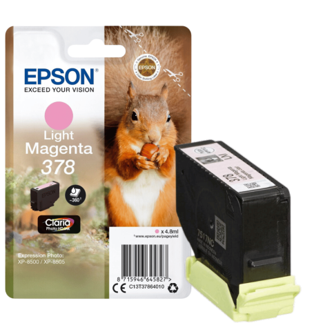 Epson oryginalny tusz 378 T3786 C13T37864010 light magenta