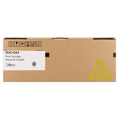 Ricoh oryginalny toner SP C310HE 406482 407635 yellow