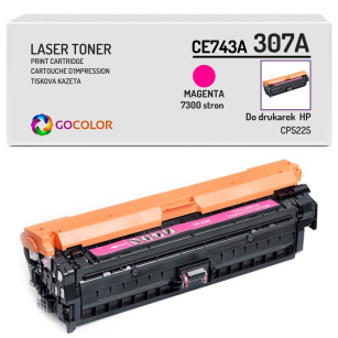 Toner do HP CE743A 307A CP5225 Magenta Zamiennik