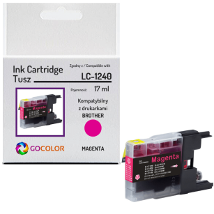 Tusz do BROTHER LC1240 Magenta zamiennik