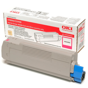 EOL OKI oryginalny toner C5500 C5550 C5800 C5900 n, dn, cdtn, mfp, 43324422 magenta