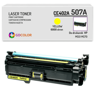 Toner do HP CE402A 507A M551 M570 Yellow Zamiennik