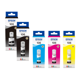 Epson oryginalny tusz 105 + 106 T00Q T00R 5-pak cyan / magenta / yellow / black / photo black