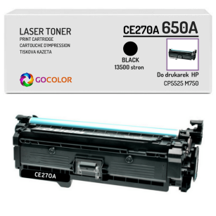 Toner do HP CE270A 650A CP5525 M750 Black Zamiennik