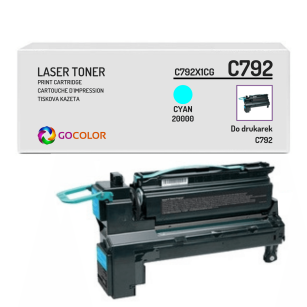 Toner do LEXMARK C792 C792X1CG Cyan Zamiennik