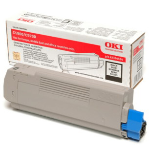 EOL OKI oryginalny toner C5500 C5550 C5800 C5900 n, dn, cdtn, mfp, 43324424 black