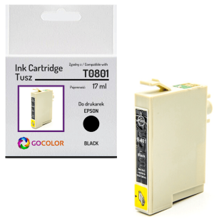 Tusz do EPSON T0801 Black Zamiennik