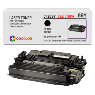 Toner do HP CF289Y 89Y LaserJet Enterprise M507dn MFP M528 E50145 E52645 BEZ CHIPA zamiennik