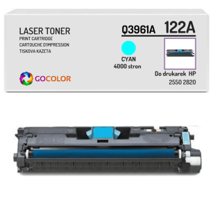 EOL Toner do HP Q3961A 122A 2550 2820 Cyan Zamiennik