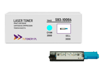 Toner do DELL 3000 3100 KT6412 Cyan Zamiennik