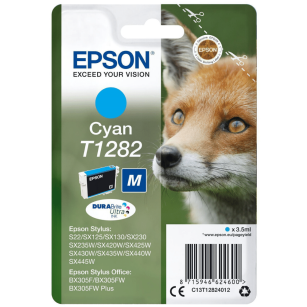 Epson oryginalny tusz T1282 C13T12824012 cyan