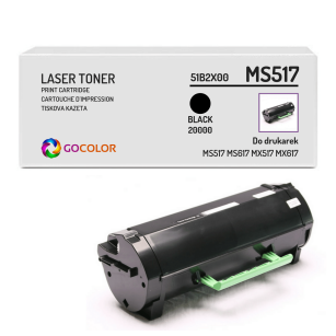 Toner do Lexmark MS517 51B2X00 Zamiennik