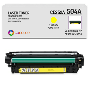 Toner do HP CE252A 504A CP3525 CM3530 Yellow Zamiennik