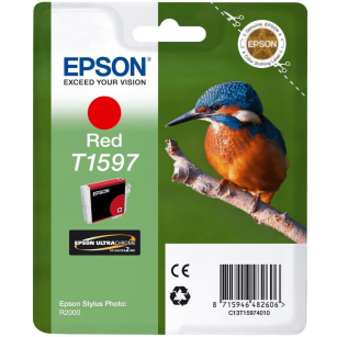 Epson oryginalny tusz T1597 C13T15974010 red