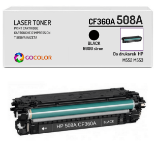 Toner do HP CF360A 508A M552 M553 Black Zamiennik