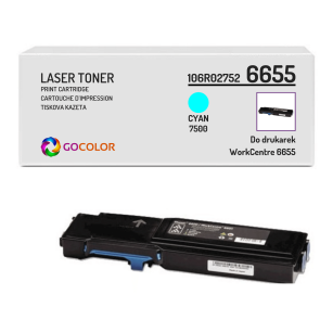 Toner do XEROX 6655 106R02752 Cyan Zamiennik