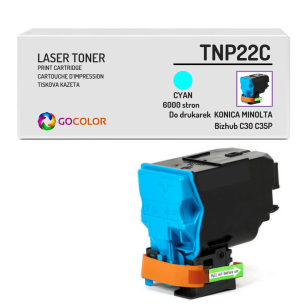 Toner do MINOLTA TNP22C A0X5452 Bizhub C35 C35P Cyan Zamiennik