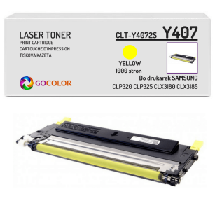 Toner do SAMSUNG CLP320 CLP325 CLX3185 CLTY4072S Yellow Zamiennik