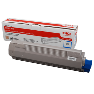 OKI oryginalny toner C810 C830 n, dn, cdtn, dtn, 44059107 cyan