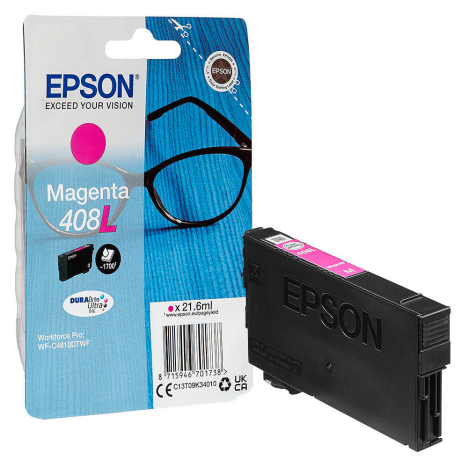 Epson oryginalny tusz 408L T09K340 C13T09K34010 WF-C4310DTWF WF-C4810DTWF magenta 21.6ml