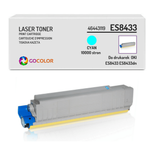 EOL Toner do OKI ES8433 ES8433DN 46443119 Cyan Zamiennik