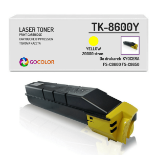 Toner do KYOCERA TK8600Y FSC8600 FSC8650 FSC8670 Yellow zamiennik