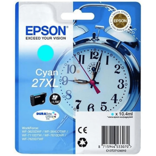 Epson oryginalny tusz 27XL T2712 C13T27124012 cyan