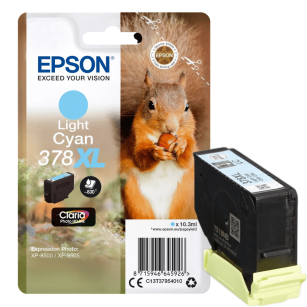 Epson oryginalny tusz 378XL T3795 C13T37954010 light cyan