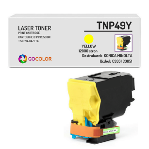 Toner do MINOLTA TNP49Y A95W250 Bizhub C3351 C3851 Yellow Zamiennik