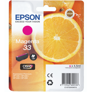 Epson oryginalny tusz 33 T3343 C13T33434012 magenta