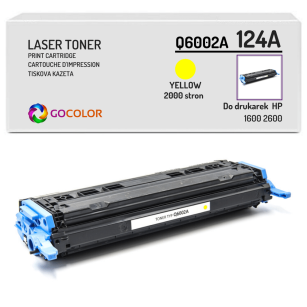 Toner do HP Q6002A 124A 1600 2600 Yellow Zamiennik