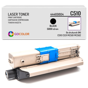 Toner do OKI C510 C511 C530 C531 MC561 MC562 dn, dnw, 44469804 Black zamiennik