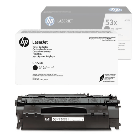 HP oryginalny toner Q7553XC 53XC LaserJet P2010 P2015 7,0K black