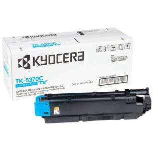 Kyocera oryginalny toner TK5370C 1T02YJCNL0 ECOSYS MA3500 cifx MA3500 cix PA3500 cx Cyan 5.0K