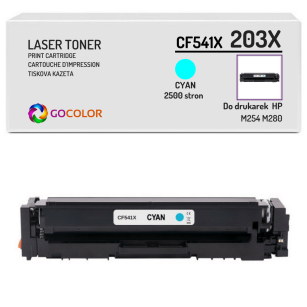 Toner do HP CF541X 203X M254 M280 cyan zamiennik