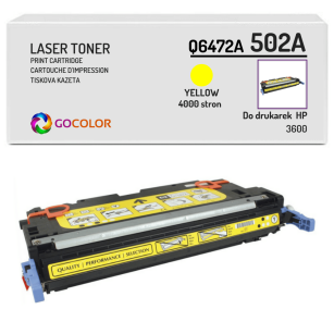 Toner do HP Q6472A 502A 3600 Yellow Zamiennik