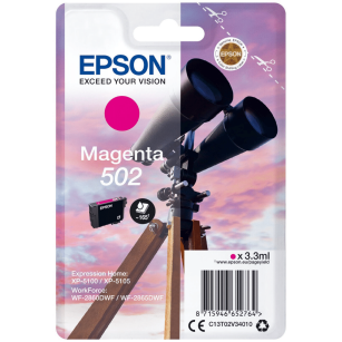 Epson oryginalny tusz 502 T02V3 C13T02V34010 magenta