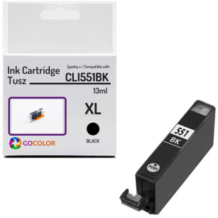 Tusz do CANON CLI551BK XL 6443B001 Black 100 % nowy zamiennik