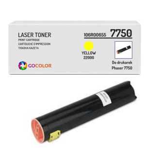 EOL Toner do XEROX 7750 106R00655 Yellow Zamiennik