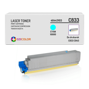 Toner do OKI C833 C843 46443103 Cyan Zamiennik