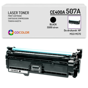 Toner do HP CE400A 507A M551 M570 Black Zamiennik