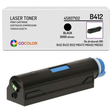 Toner Do OKI B412 B432 B512 MB492 45807102 | Tutonery.pl