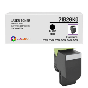 Toner do LEXMARK CS317 CX317 71B20K0 071B20K0 0071B20K0 Black Zamiennik