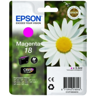 Epson oryginalny tusz 18 T1803 C13T18034012 magenta