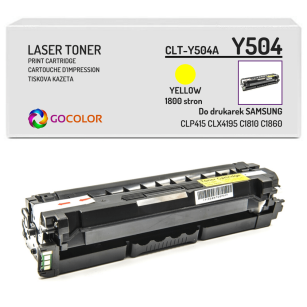 Toner do SAMSUNG CLP415 CLX4195 CLTY504S Yellow Zamiennik